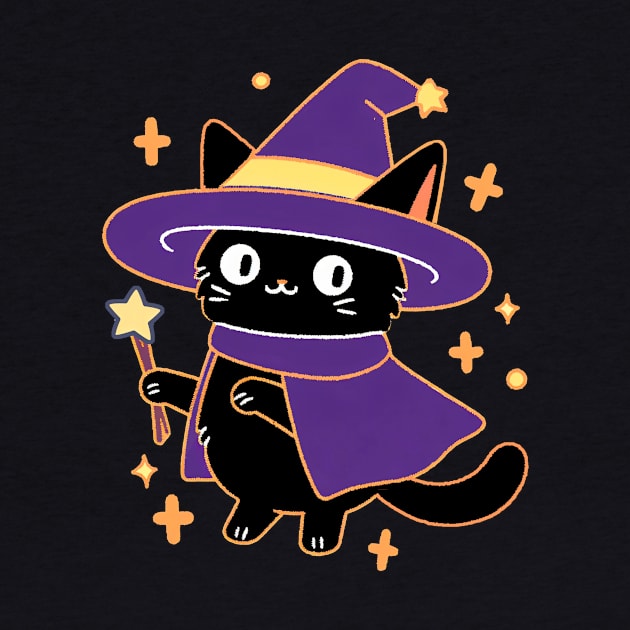 Witch Cat,Black Cat Art by xuanxuanshop